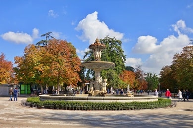 Retiro Park v Madridu